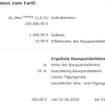 Berechnung Alte Leipziger Bauspar AG | Restschuldabsicherung mit 1,25% Sollzins
