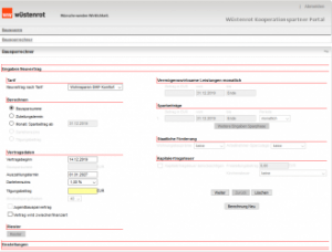 Online Bausparrechner der Wüstenrot