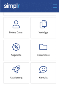 Simplr - App für Versicherungen und Verträge mit Online Rechner Versicherungen