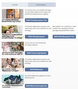 Online Bausparrechner der BHW Bausparkasse für einen Bausparvertrag online abschliessen Online Bausparrechner der BHW Bausparkasse für einen Bausparvertrag online abschliessen